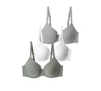 Marks & Spencer Lot de 3 Soutiens-Gorge Invisibles à Armatures, Bonnets emboîtants A à F Femmes 110