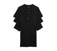 Marks & Spencer Lot de 3 t-Shirts Pur Coton à col Rond Noir XXXL