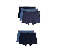 Marks & Spencer Lot de 5 Boxers en Coton Extensible chiné Cool & Fresh™ Mélange De Bleu M