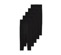 Marks & Spencer Lot de 5 Leggings en Coton (du 6 au 16 Ans) Noir 13-14 Ans