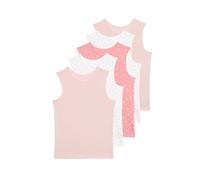Marks & Spencer Lot de 5 Maillots de Corps Pur Coton à imprimé cœurs (du 2 au 14 Ans) 4-5 Ans