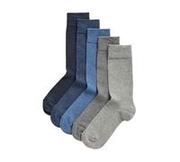 Marks & Spencer Lot de 5 paires de chaussettes Cool & Fresh™ à semelle matelassée Mélange De Bleu EU 47-49