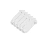 Marks & Spencer Lot de 5 paires de chaussettes Trainer Liners™ Cool & Fresh™ Blanc 9-12