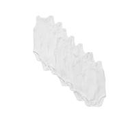 Marks & Spencer Lot de 7 bodys Pur coton sans manches (2,3 kg-3 ans) Blanc 3-6 mois