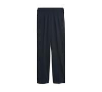 Marks & Spencer Pantalon Coupe Droite en Jersey Extensible Bleu Marine Foncé Femmes UK 16 (EU 44)
