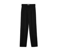 Marks & Spencer Pantalon Coupe Droite en Jersey Extensible Noir Femmes UK 6 (EU 34)