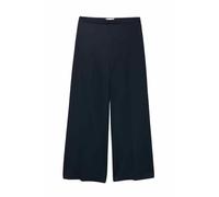 Marks & Spencer Pantalon Coupe Large en Jersey Extensible Bleu Marine Foncé Femmes UK 16 (EU 44)