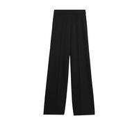 Marks & Spencer Pantalon Coupe Large en Jersey Extensible Noir Femmes UK 10 (EU 38)