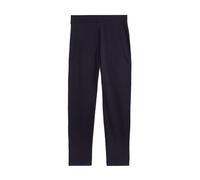 Marks & Spencer Pantalon de Jogging Droit en Coton Bleu Marine Femmes UK 14 (EU 42)