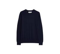 Marks & Spencer Pull Pur Laine mérinos à col Rond Bleu Marine Femmes UK 14 (EU 42)