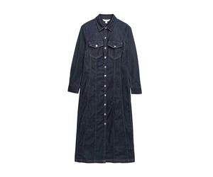Marks & Spencer Robe Chemise midi à Fermeture boutonnée mi-Hauteur UK 10 (EU 38)