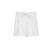 Marks & Spencer Short Taille Haute Femme en Mélange Lin, Taille à Cordon