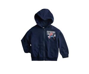 Marks & Spencer Sweat en Coton à Capuche et Motif Spider-Man™ (du 2 au 8 Ans) Mélange De Bleu Marine 3-4 Ans