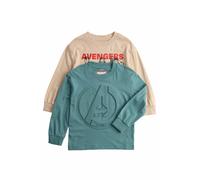 Marks & Spencer T-Shirt 'Marvel™' beige / pétrole / rouge, Taille 100-104