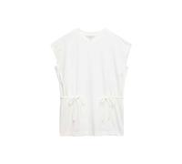 Marks & Spencer T-Shirt noué à la Taille Coupe Extra-Large Pur Coton Blanc Doux UK 18 (EU 46)