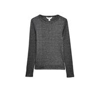 Marks & Spencer Top en Coton côtelé Effet étincelant Noir Femmes UK 12 (EU 40)