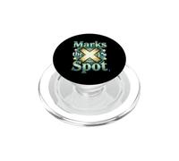 Marks The Spot Map Boussole Navigation Adventure Design PopSockets PopGrip pour MagSafe