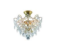 Markslöjd 100538 Plafonnier, Métal, E14, Or, 34 x 0 x 0 cm