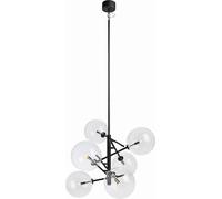 Markslöjd Andrew lampe suspendue 6x5 W noir-transparent 107748