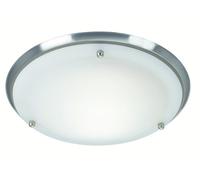 Markslöjd Åre plafonnier 1x60 W blanc-acier 102527