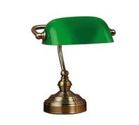 Lampe À Poser Bankers, Hauteur 25 Cm Vert Vert