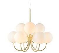 Markslöjd Bianco lampe suspendue x20 W blanc-doré 107994