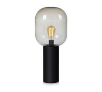 Markslöjd Brooklyn lampe de table 1x60 W noir-fumé 107479