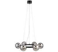 Markslöjd Circle lampe suspendue 6x20 W noir-fumé 108051