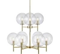 Markslöjd Crown lampe suspendue x20 W transparent-doré 107920