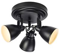 Markslöjd Fjällbacka plafonnier 3x20 W noir 108081