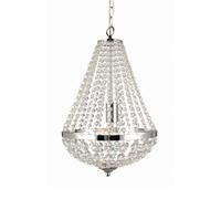 Markslöjd Gränsö lampe suspendue 1x60 W chrome-transparent 104889