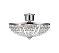 Markslöjd Gränsö plafonnier 3x40 W chrome-transparent 105316