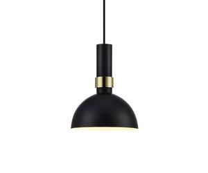 Markslöjd Larry lampe suspendue 1x60 W noir-doré 106974