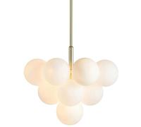 Markslöjd Merlot lampe suspendue x20 W blanc-doré 107903