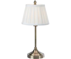 Markslöjd Oxford lampe de table 1x40 W blanc-laiton 108973