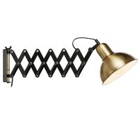 Markslöjd Riggs applique murale 1x60 W noir-laiton 108104