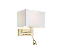 Markslöjd Savoy applique murale 2x60 W blanc-laiton 106308