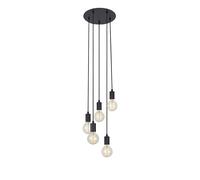 Markslöjd Sky lampe suspendue 5x60 W noir 107467