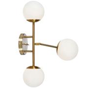 Markslöjd Trinity applique murale 3x20 W blanc-laiton 108254