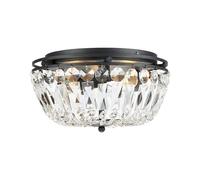 Markslöjd Vasa plafonnier 3x40 W noir-transparent 107587