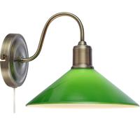 Markslöjd Vela applique murale 1x40 W laiton-vert 108866