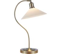Markslöjd Vela lampe de table 1x40 W blanc-laiton 108863