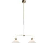 Markslöjd Vela lampe suspendue 2x W blanc-laiton 109160