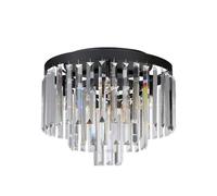 Markslöjd Ventimiglia plafonnier 4x40 W noir-transparent 106563