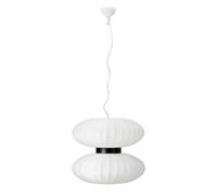 Markslojd DABURU Plafonnier suspendu 2 lumières blanc, abat-jour textile