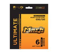 MARKSTRINGS Ultimate 30-130, Basse Électrique, Acier Nickelé, Toucher Doux