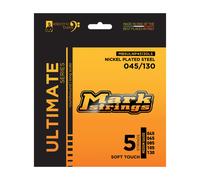 MARKSTRINGS Ultimate 45-130, Basse Électrique, Acier Nickelé, Toucher Doux
