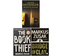 Markus Zusak 3 Books Collection Set (I Am the Messenger, Bridge of Clay, The Book Thief)