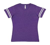 Marky G Apparel T-shirt de football en jersey fin pour femme