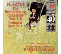 Marlboro Recording S Bach: Brandenburg Concerti Nos. 4-6 & Orchestral Suite (CD)